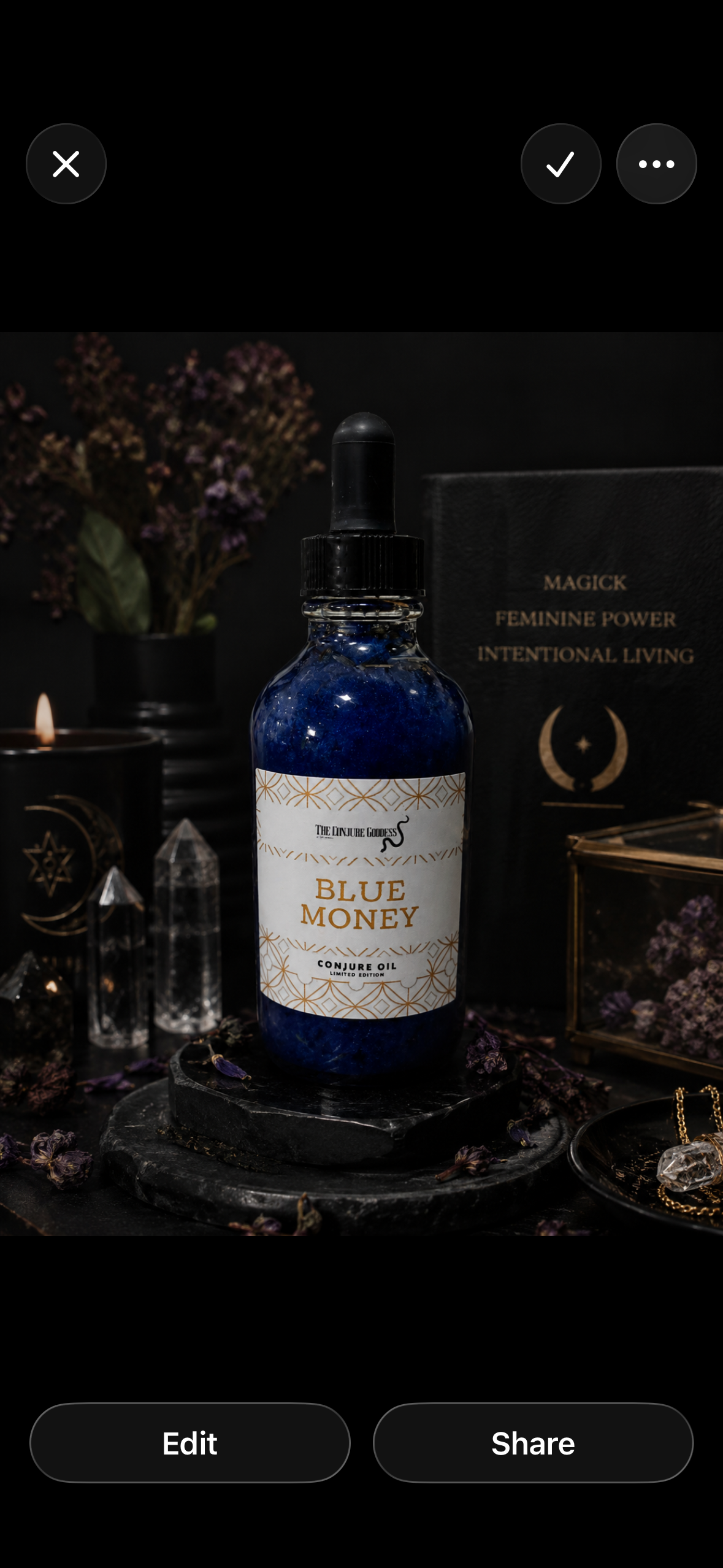 Blue Money Conjure Oil