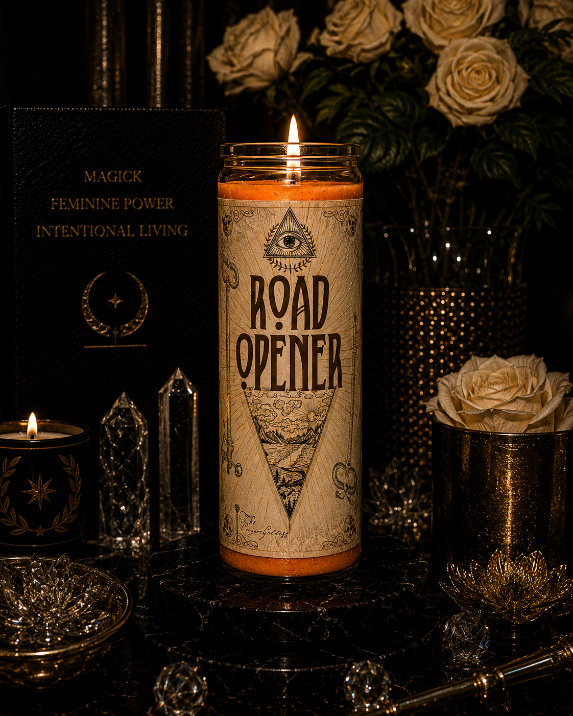 Road Opener Ritual Candle