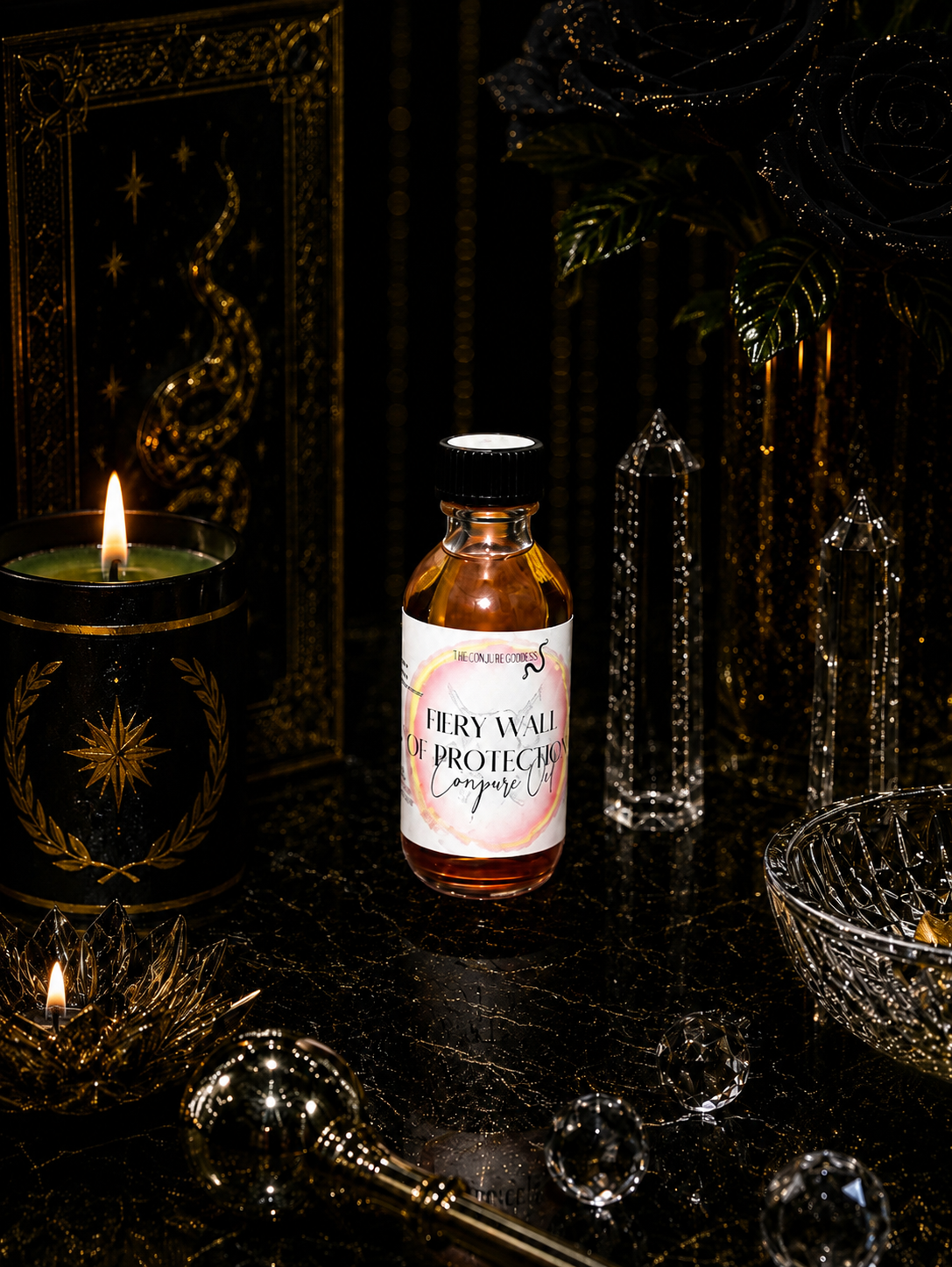 Fiery Wall Of Protection Conjure Oil